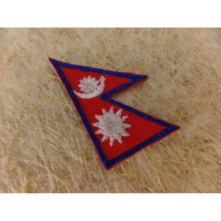 Mini écusson drapeau népalais