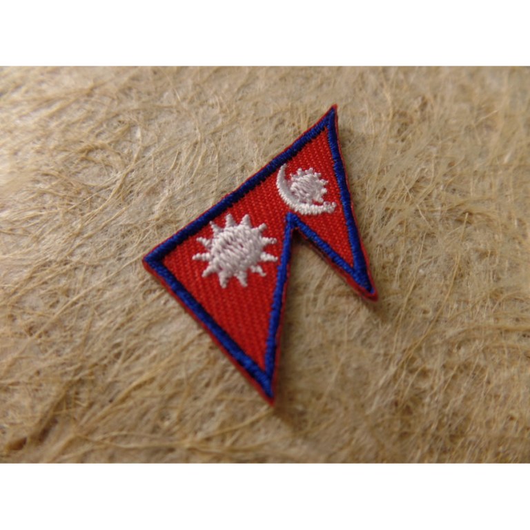 Mini écusson drapeau népalais