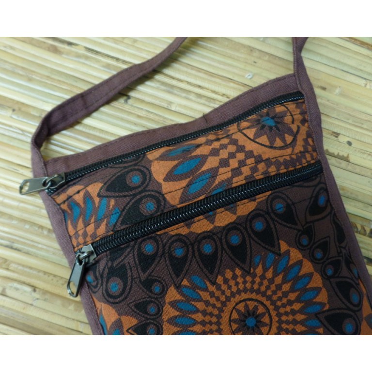 Sac passeport marron peps