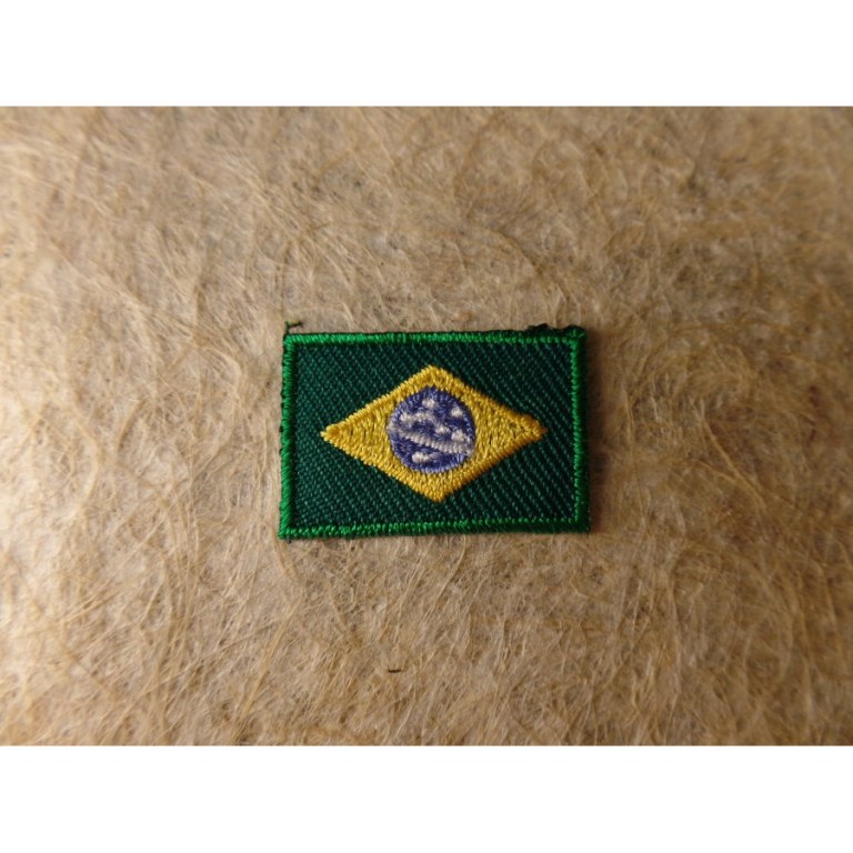 Mini écusson drapeau Brésil