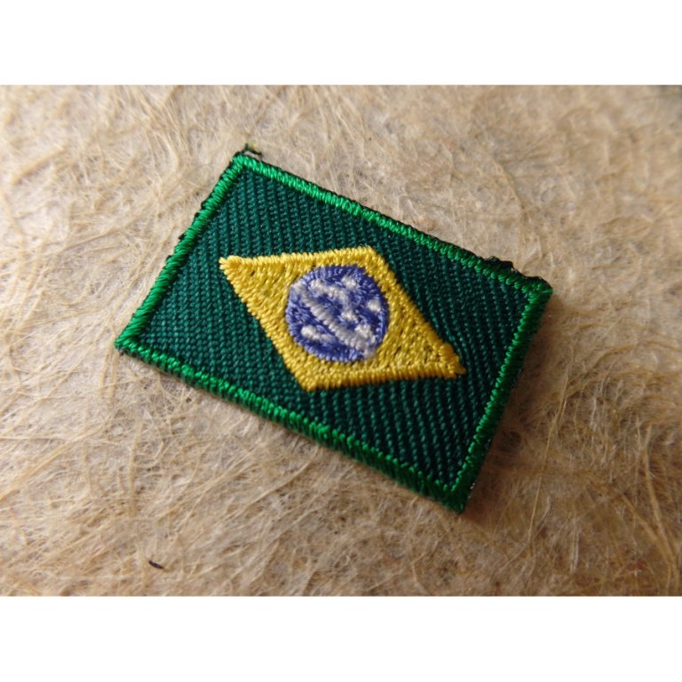 Mini écusson drapeau Brésil