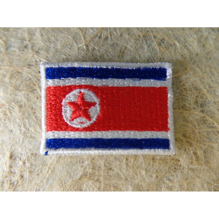 Mini écusson drapeau Corée du Nord