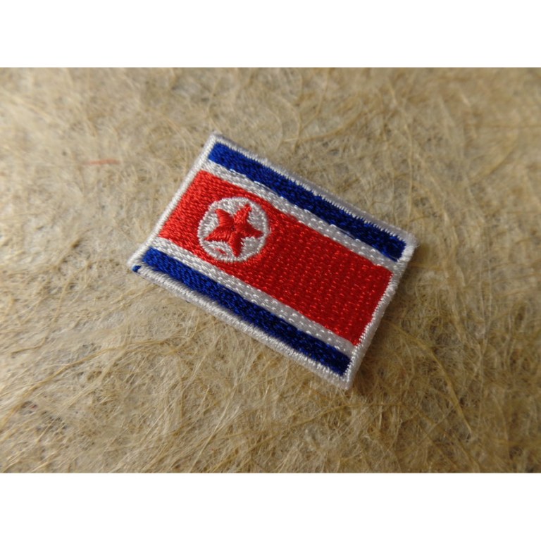 Mini écusson drapeau Corée du Nord