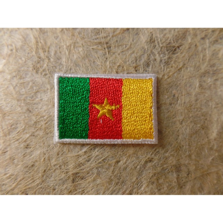 Mini écusson drapeau Cameroun