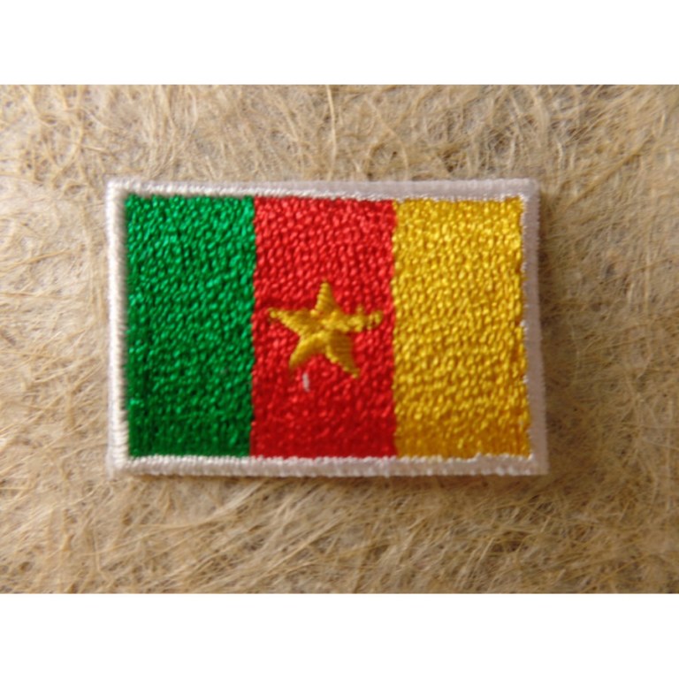 Mini écusson drapeau Cameroun