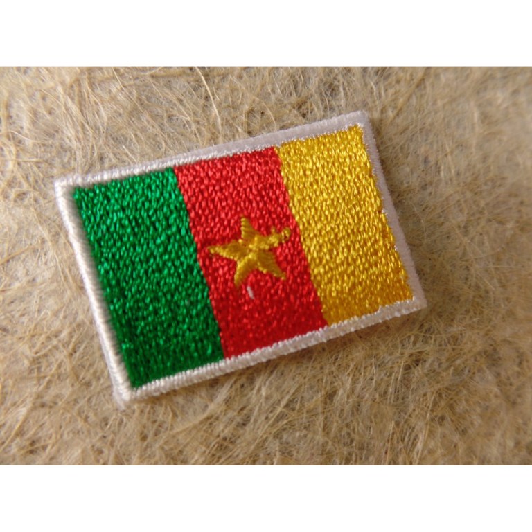 Mini écusson drapeau Cameroun