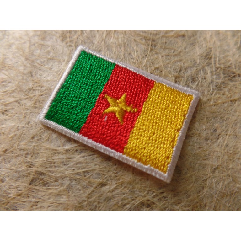 Mini écusson drapeau Cameroun