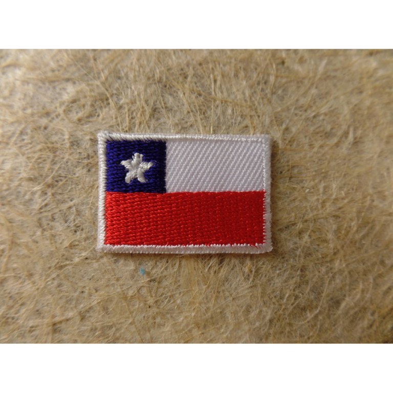 Mini écusson drapeau Chili