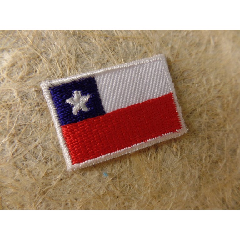 Mini écusson drapeau Chili