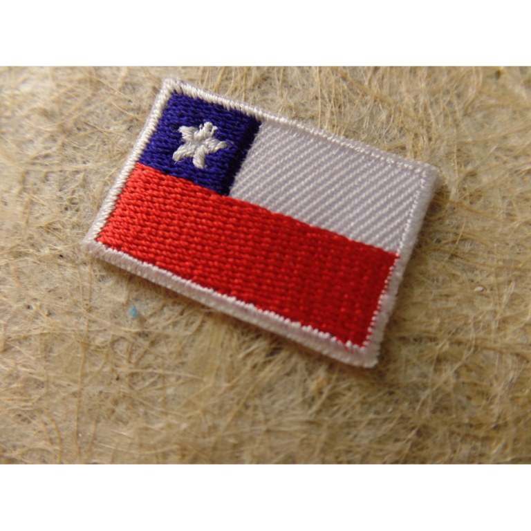 Mini écusson drapeau Chili