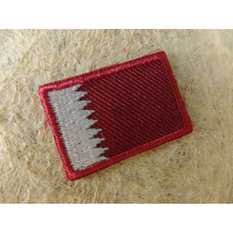 Mini écusson drapeau Qatar
