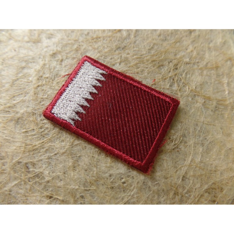 Mini écusson drapeau Qatar