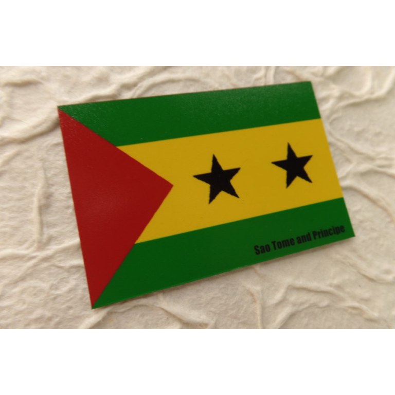 Aimant drapeau Sao Tomé et Principe