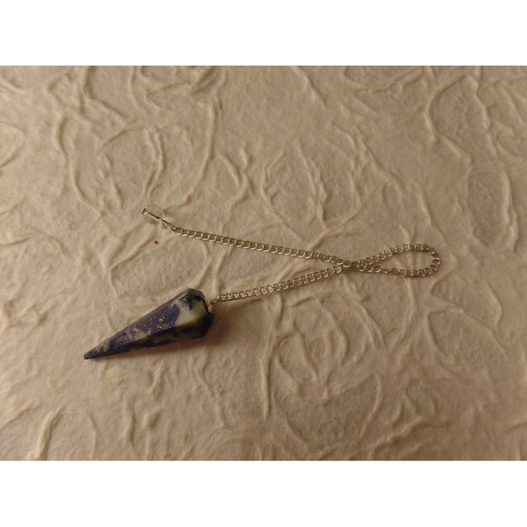 Pendule conique lapis lazuli