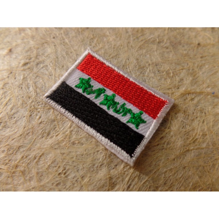 Mini écusson drapeau Irak