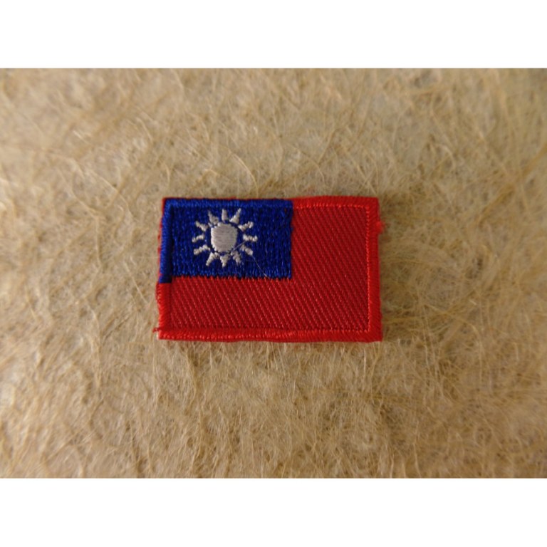 Mini écusson drapeau Taiwan