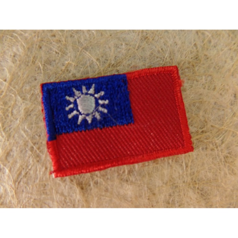 Mini écusson drapeau Taiwan