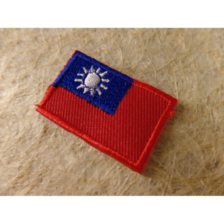Mini écusson drapeau Taiwan