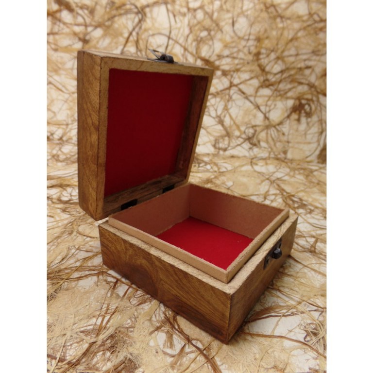 Coffret motif éléphants et fleurs