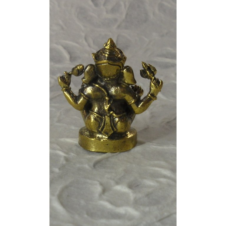 Miniature Ganesh assis en lotus