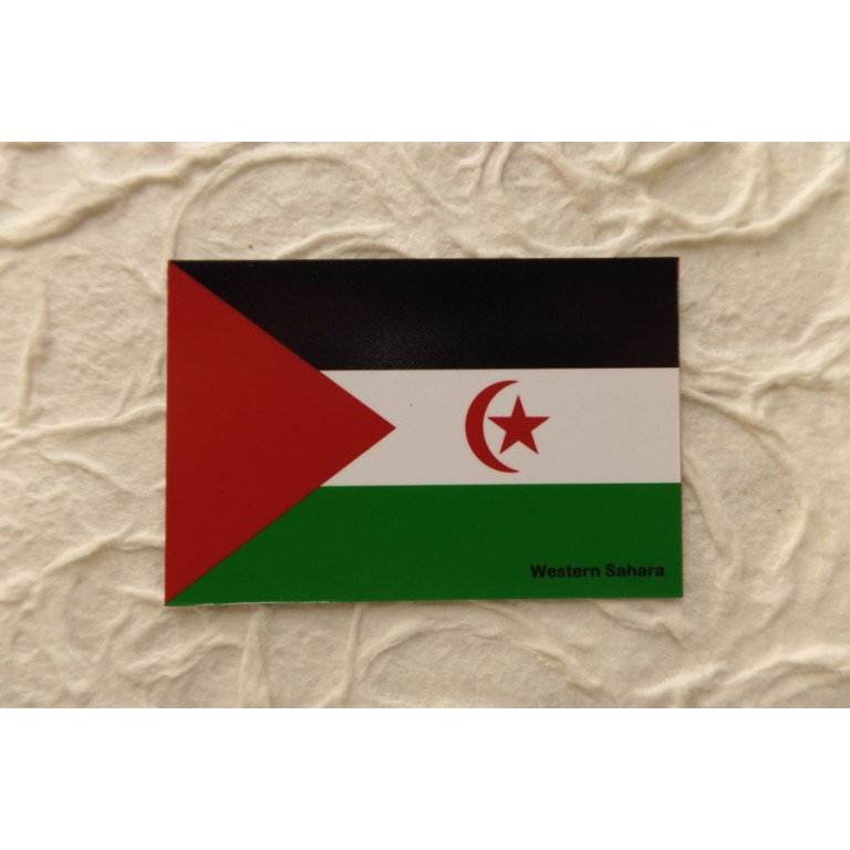 Aimant drapeau Sahara occidental