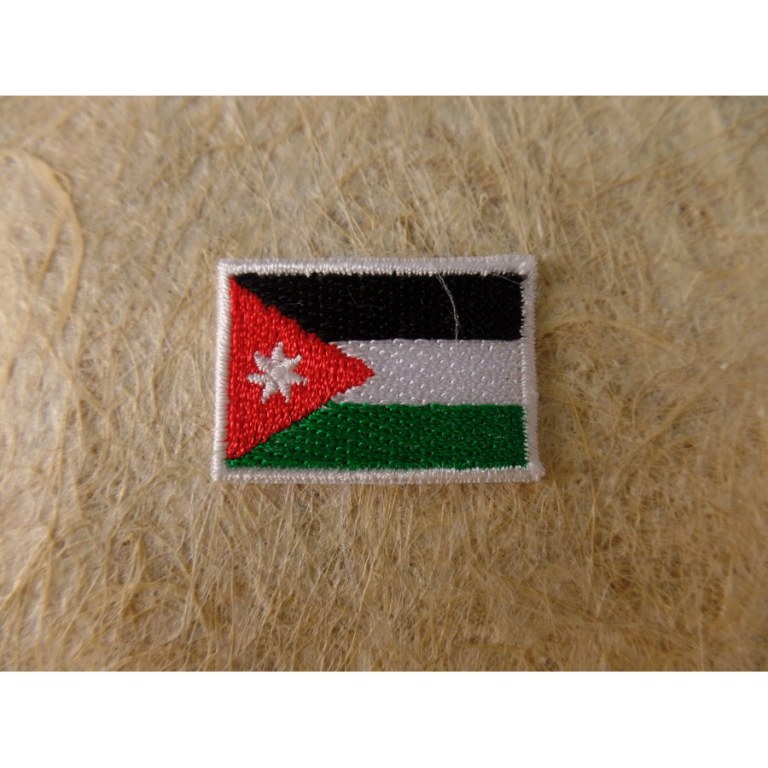 Mini écusson drapeau Jordanie