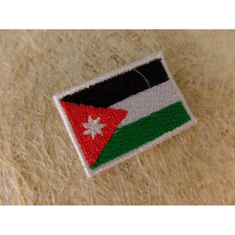 Mini écusson drapeau Jordanie