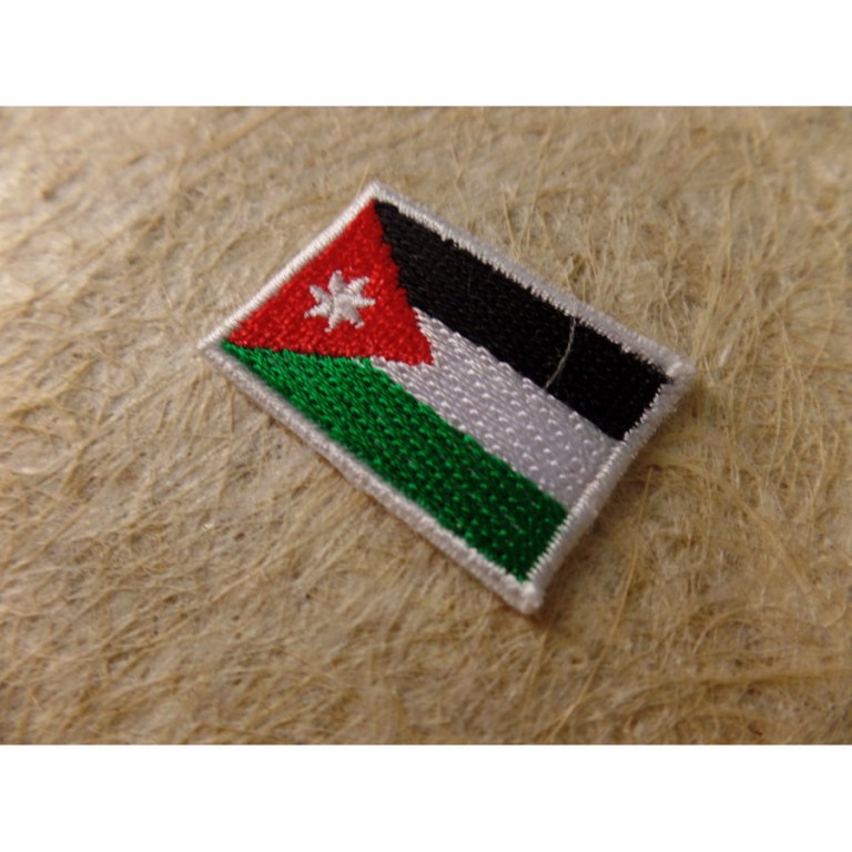 Mini écusson drapeau Jordanie