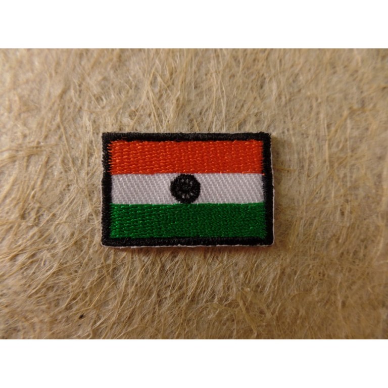 Mini écusson drapeau Inde