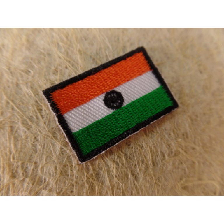 Mini écusson drapeau Inde