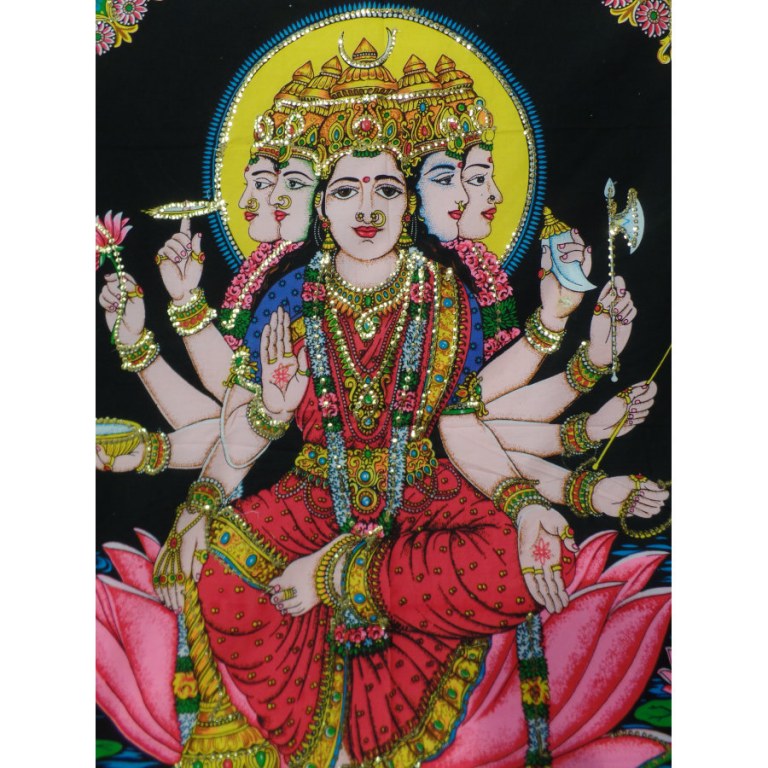 Petite tenture déesse Gayatri