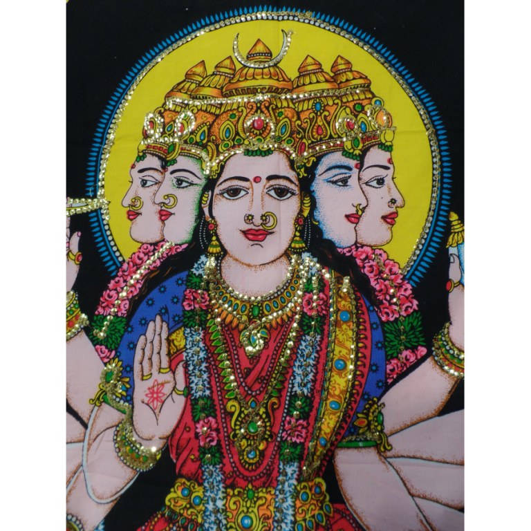 Petite tenture déesse Gayatri