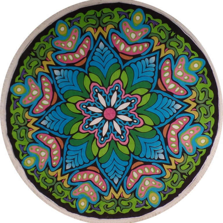 Nappe ronde mandala color