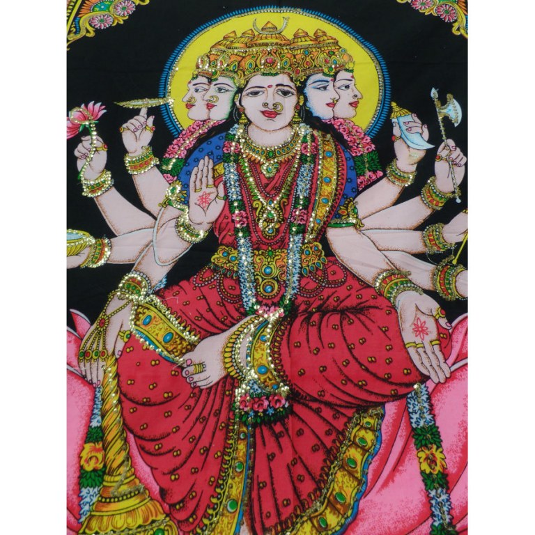 Petite tenture déesse Gayatri