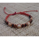 Bracelet  perles et macramé 1