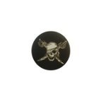 Badge skull and swords