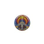 Badge petit peace & love colors