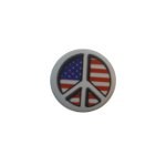 Badge petit Peace and love USA