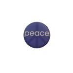 Badge petit peace blue 