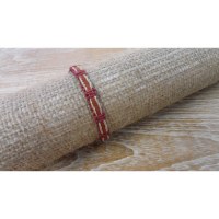 Bracelet ficelia bordeaux