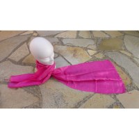 Foulard Isan soie rose