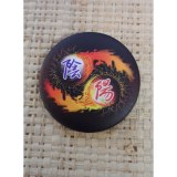 Badge fire yin yang