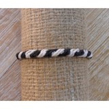 Bracelet rond Kali noir et blanc