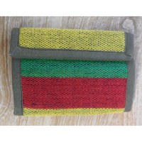 Portefeuille weaving rasta