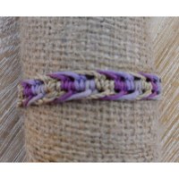 Bracelet sisalia mauve