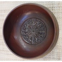 Bol tibétain gravé
