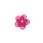 Broche Rapti rose