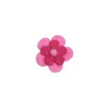 Broche Rapti rose