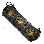 Trousse fleur bicolore