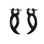 Paire boucles d'oreille tribales